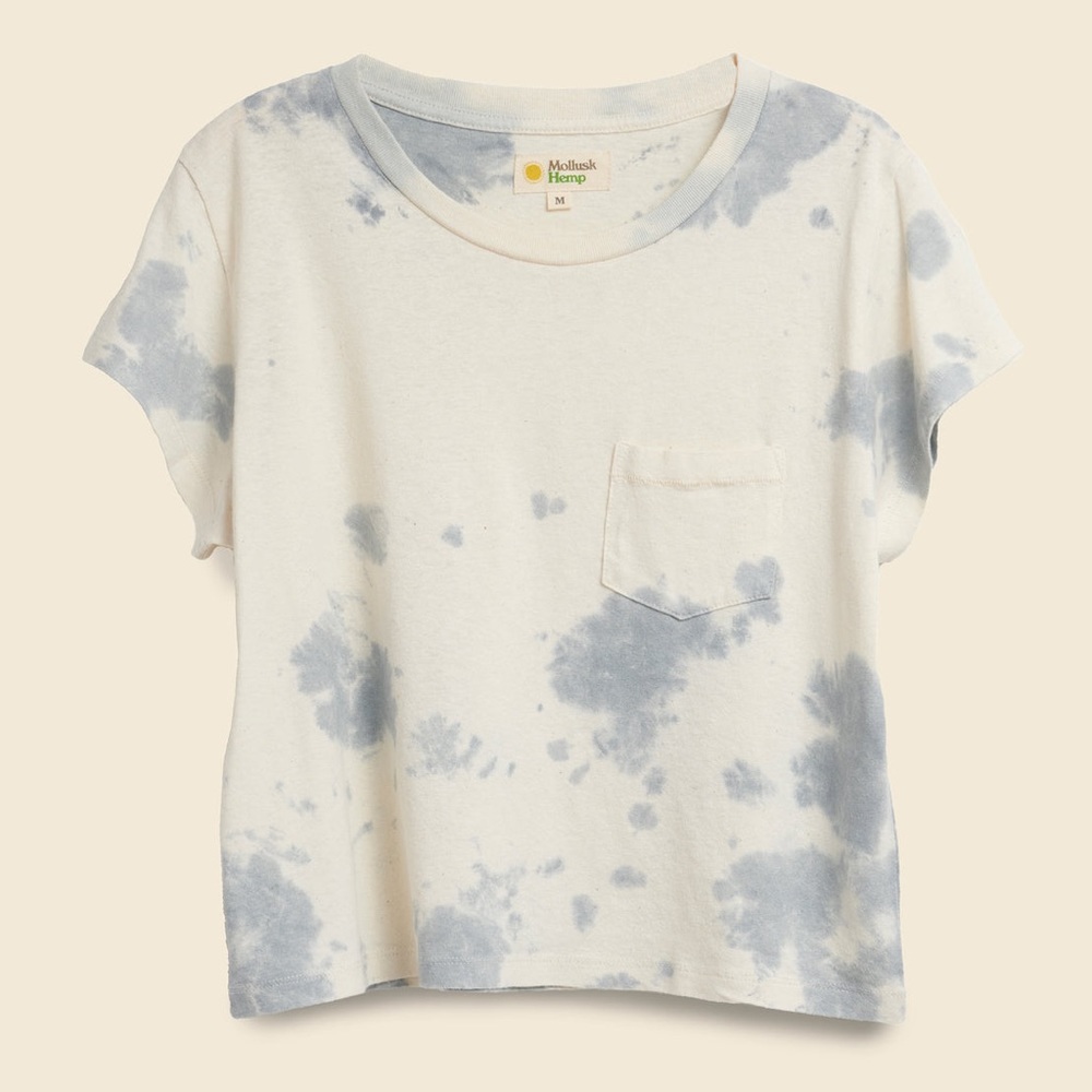 Mollusk Short Sleeve Tee - Blue Tie-Dye